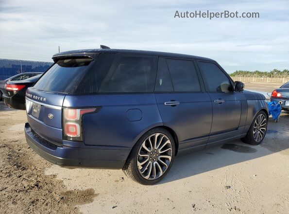 SALGV2SE8MA444269 2021 LAND ROVER RANGE Blue Հետևի աջ