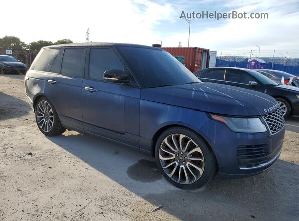 SALGV2SE8MA444269 2021 LAND ROVER RANGE Blue Առջևի աջ
