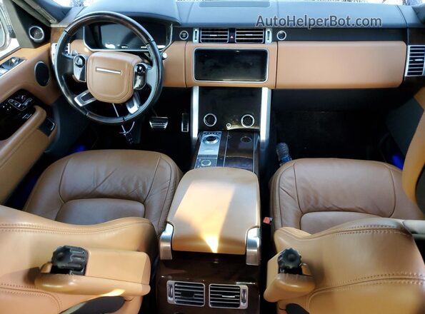SALGV2SE8MA444269 2021 LAND ROVER RANGE Blue Առջևի վահանակի տեսք