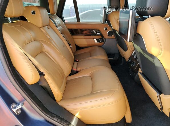 SALGV2SE8MA444269 2021 LAND ROVER RANGE Blue Սալոնի հետևի տեսք