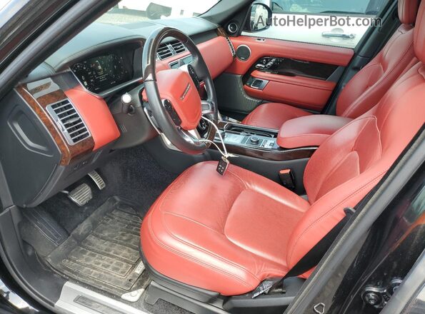 SALGV5SE0LA579598 2020 LAND ROVER RANGE Black Front interior view