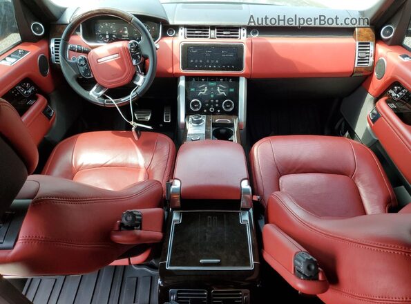 SALGV5SE0LA579598 2020 LAND ROVER RANGE Black Dashboard view