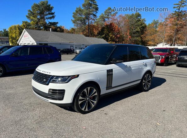 SALGW2RE8MA451614 2021 LAND ROVER RANGE White Rear left