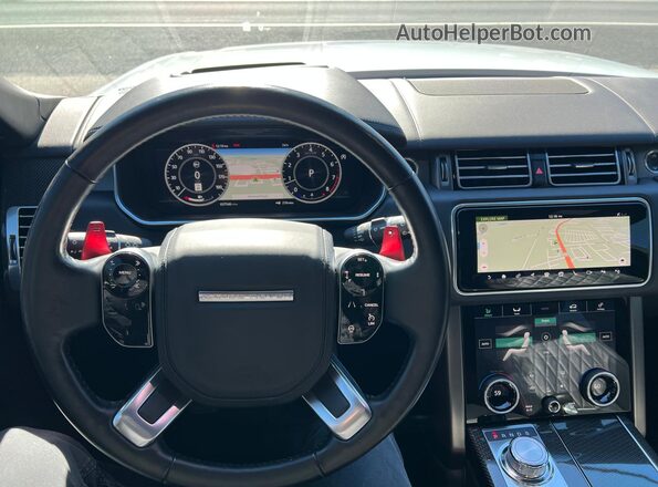 SALGW2RE8MA451614 2021 LAND ROVER RANGE White Front interior view
