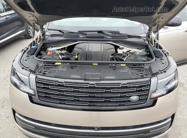 SALKP9E94RA223769 2024 LAND ROVER RANGE Gold ძრავის განყოფილების ხედი