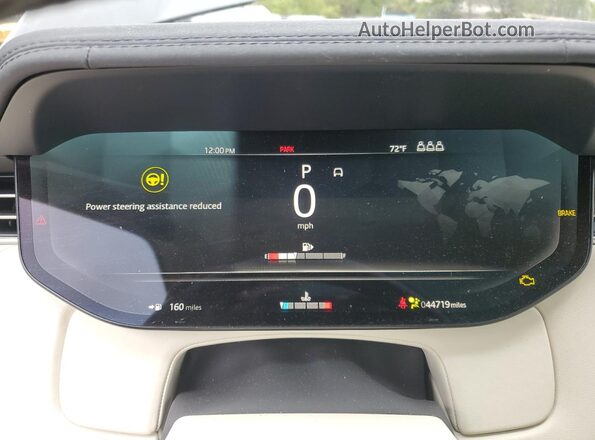 SALKP9FU8PA050919 2023 LAND ROVER RANGE Black ხელსაწყოთა პანელის ხედი