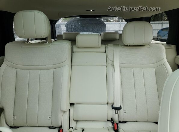 SALKPBE94SA276310 2025 LAND ROVER RANGE Black Rear seats view