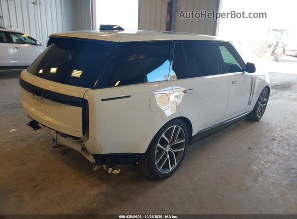 SALKPBFU5SA298531 2025 LAND ROVER RANGE ROVER Белый Задняя правая четверть