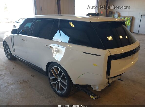 SALKPBFU5SA298531 2025 LAND ROVER RANGE ROVER Белый Задняя левая четверть