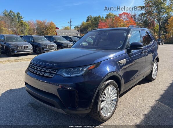 SALRG2RV1K2401084 2019 LAND ROVER DISCOVERY Blue წინა მარცხენა ხედი სამი მეოთხედიდან