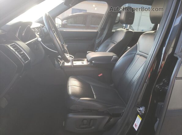 SALRG2RV2K2401370 2019 LAND ROVER DISCOVERY Black Вид салону спереду