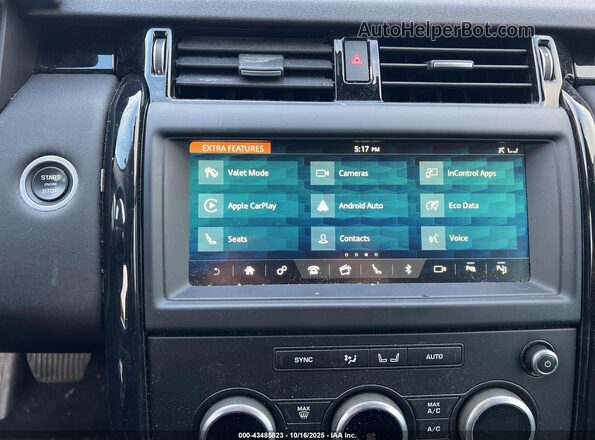 SALRG2RV9L2426705 2020 LAND ROVER DISCOVERY Black წინა ხედი