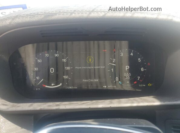 SALRL4EU0R2502714 2024 LAND ROVER DISCOVERY Gray Instrument cluster view