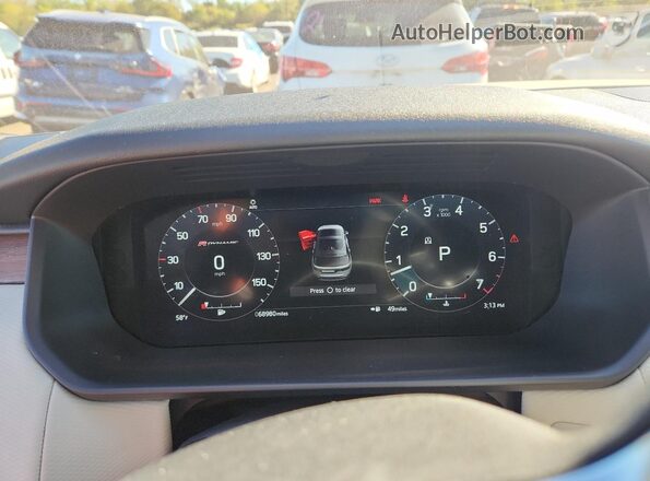 SALRM4RU0M2452591 2021 LAND ROVER DISCOVERY White Widok zestawu wskaźników