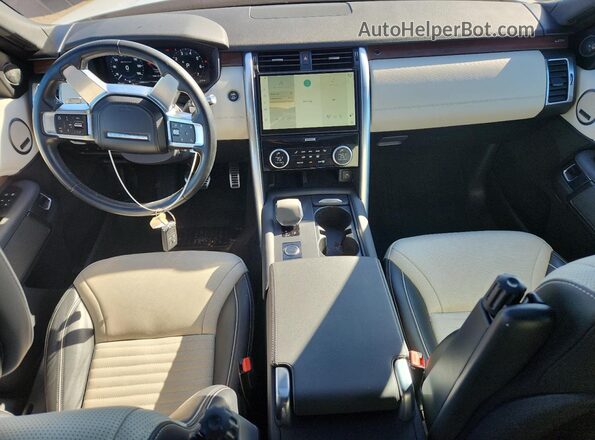 SALRM4RU0M2452591 2021 LAND ROVER DISCOVERY White Widok deski rozdzielczej