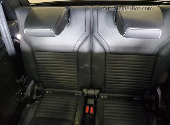 SALRR2RV1KA086285 2019 LAND ROVER DISCOVERY Charcoal Rear seats view
