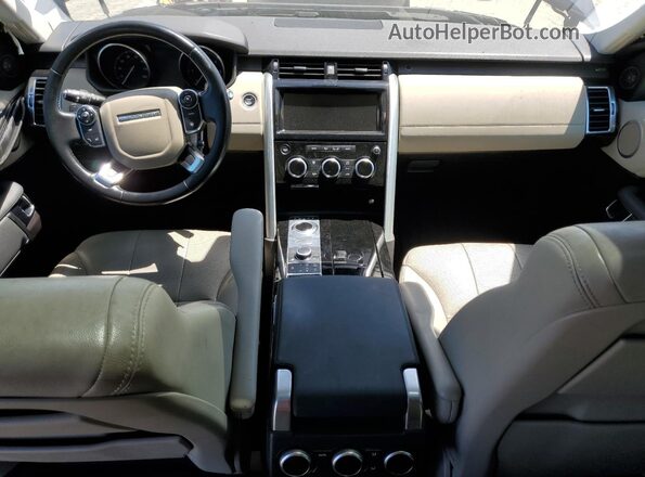 SALRRBBK0HA021940 2017 LAND ROVER DISCOVERY Синий Вид панели приборов