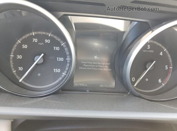 SALRRBBK0HA021940 2017 LAND ROVER DISCOVERY Синий Вид щитка приборов