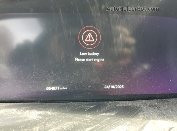 SALRU2RV7L2420684 2020 LAND ROVER DISCOVERY Blue Instrument cluster view