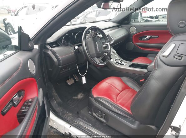 SALVD5RX7JH296556 2018 LAND ROVER RANGE ROVER EVOQUE White Вид салону спереду
