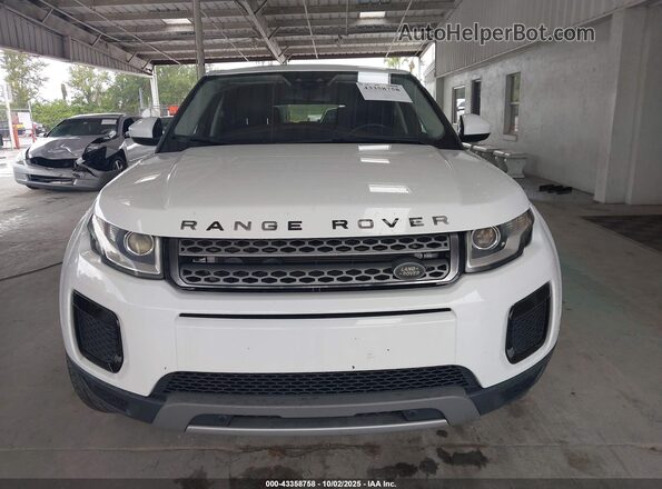 SALVP2RX2JH317688 2018 LAND ROVER RANGE ROVER EVOQUE White Dashboard view