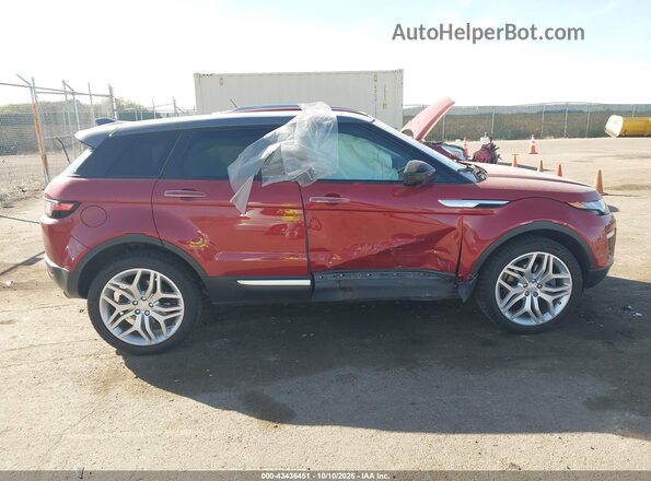 SALVR2RX4JH279777 2018 LAND ROVER RANGE ROVER EVOQUE Red Vista interior trasera