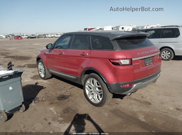 SALVR2RX4JH279777 2018 LAND ROVER RANGE ROVER EVOQUE Red Trasero izquierdo