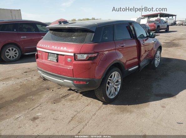 SALVR2RX4JH279777 2018 LAND ROVER RANGE ROVER EVOQUE Red Trasero derecho