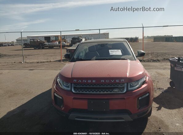 SALVR2RX4JH279777 2018 LAND ROVER RANGE ROVER EVOQUE Red Vista del cuadro de instrumentos