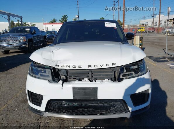 SALWG2RK9JA409379 2018 LAND ROVER RANGE ROVER SPORT White Widok zestawu wskaźników