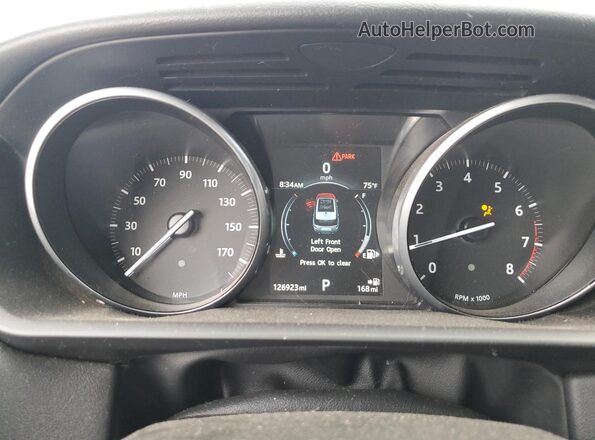 SALWR2FV4HA685679 2017 LAND ROVER RANGE Black Vista del cuadro de instrumentos