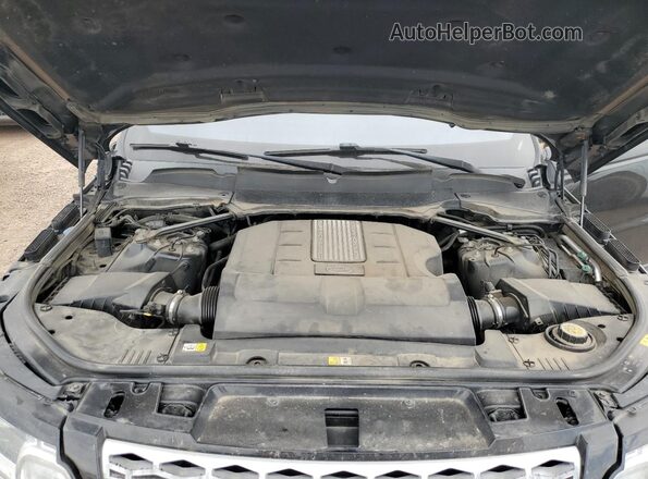 SALWR2FV4HA685679 2017 LAND ROVER RANGE Black Vista del compartimento del motor