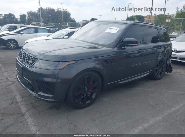 SALWR2RE0KA856835 2019 LAND ROVER RANGE ROVER SPORT Gray Առջևի ձախ երեք քառորդ տեսարան