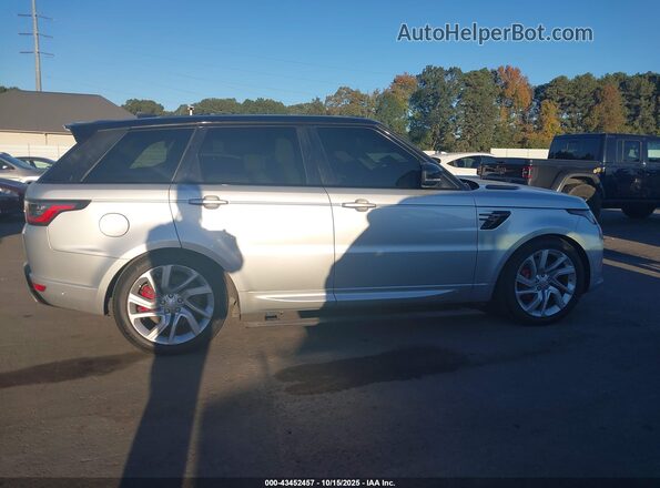 SALWR2RE2JA193105 2018 LAND ROVER RANGE ROVER SPORT Silver უკანა სალონის ხედი