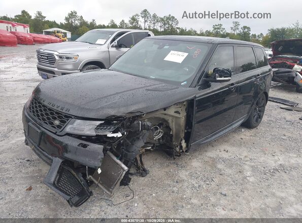 SALWR2REXKA822921 2019 LAND ROVER RANGE ROVER SPORT Black Առջևի ձախ երեք քառորդ տեսարան