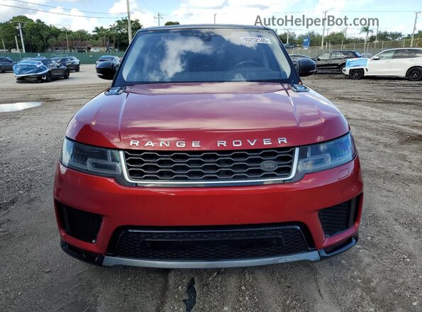 SALWR2RU4KA867098 2019 LAND ROVER RANGE ROVER Red Вид ззаду