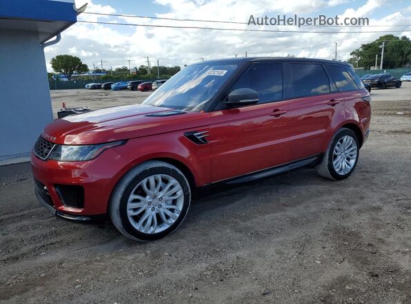 SALWR2RU4KA867098 2019 LAND ROVER RANGE ROVER Red Задня ліва чверть