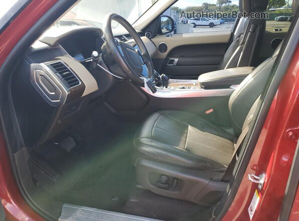 SALWR2RU4KA867098 2019 LAND ROVER RANGE ROVER Red Вид панелі приладів