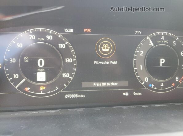 SALWR2RU4KA867098 2019 LAND ROVER RANGE ROVER Red Вид задніх сидінь
