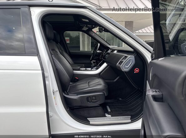 SALWR2RVXKA839444 2019 LAND ROVER RANGE ROVER SPORT White წინა სალონის ხედი