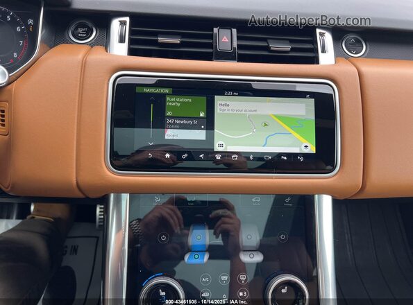 SALWR2SE1MA761228 2021 LAND ROVER RANGE ROVER SPORT Silver Вид спереду