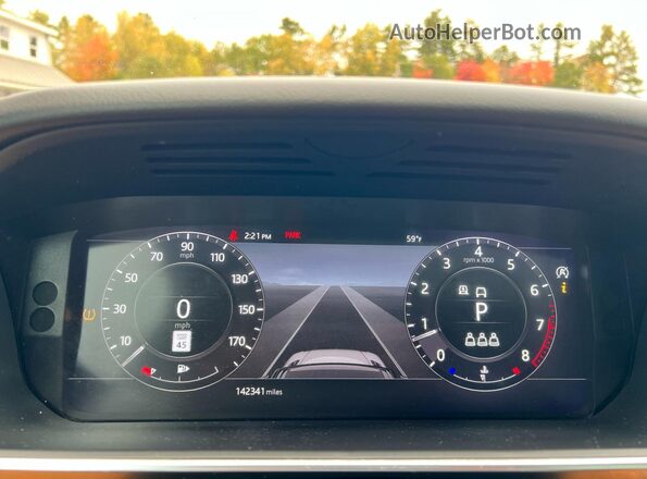 SALWR2SE1MA761228 2021 LAND ROVER RANGE ROVER Серебряный Вид щитка приборов