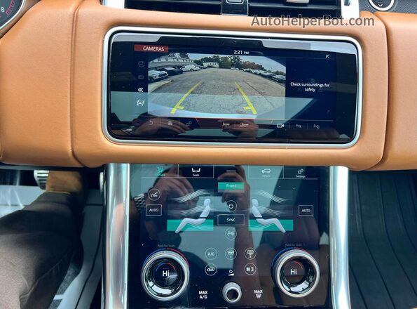 SALWR2SE1MA761228 2021 LAND ROVER RANGE ROVER Серебряный Вид подкапотного пространства