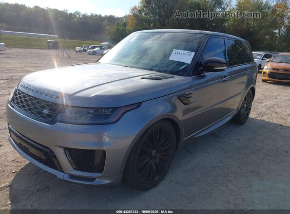 SALWR2SE8LA712770 2020 LAND ROVER RANGE ROVER SPORT Gray Առջևի ձախ երեք քառորդ տեսարան
