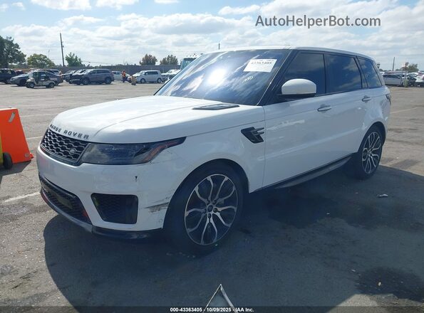 SALWR2SU3MA796165 2021 LAND ROVER RANGE ROVER SPORT White წინა მარცხენა ხედი სამი მეოთხედიდან