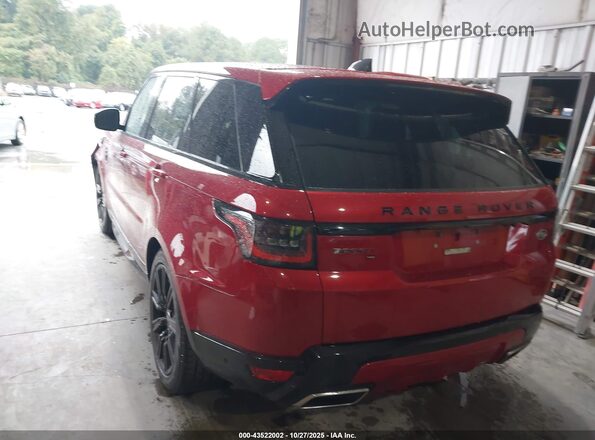 SALWR2SU6LA707963 2020 LAND ROVER RANGE ROVER SPORT Red Trasero izquierdo