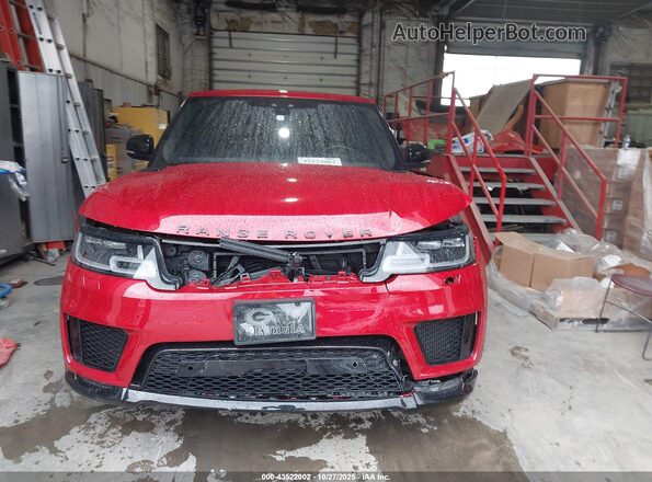 SALWR2SU6LA707963 2020 LAND ROVER RANGE ROVER SPORT Red Vista del cuadro de instrumentos