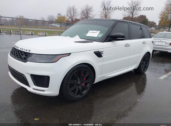 SALWS2RU7LA896116 2020 LAND ROVER RANGE ROVER SPORT White Vista tres cuartos delantera izquierda