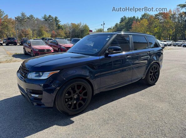 SALWV2FE3HA142612 2017 LAND ROVER RANGE Blue Հետևի աջ