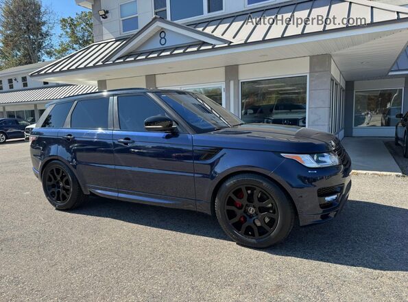 SALWV2FE3HA142612 2017 LAND ROVER RANGE Blue Հետևի ձախ